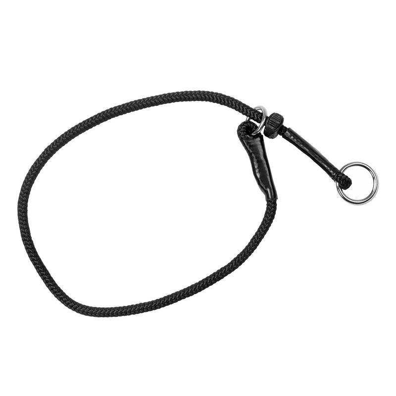 Dingo Gear Choke Collar For Dog Training Handmade of Cord with A Limiter, Waterproof Black S04058, XS 1 LIMITER - PawsPlanet Australia