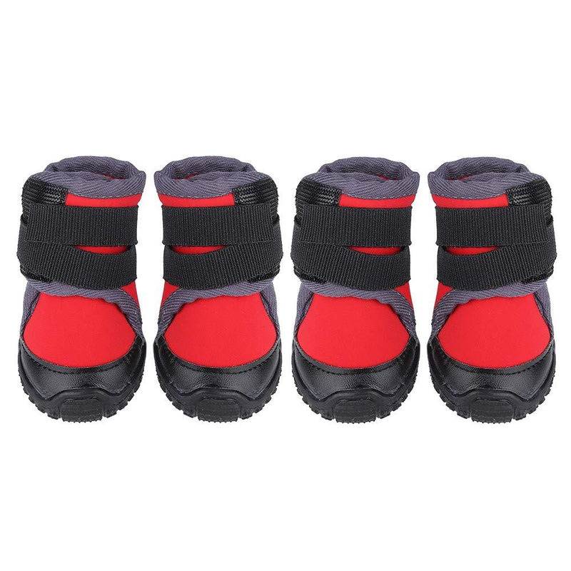 Dogs Boots Pet Non-Slip Outdoor Sports Shoes Dog Waterproof Climbing Boots Fashionable Pet Puppy Shoes for Running Hunt Walk(Red 70#) Red 70# - PawsPlanet Australia