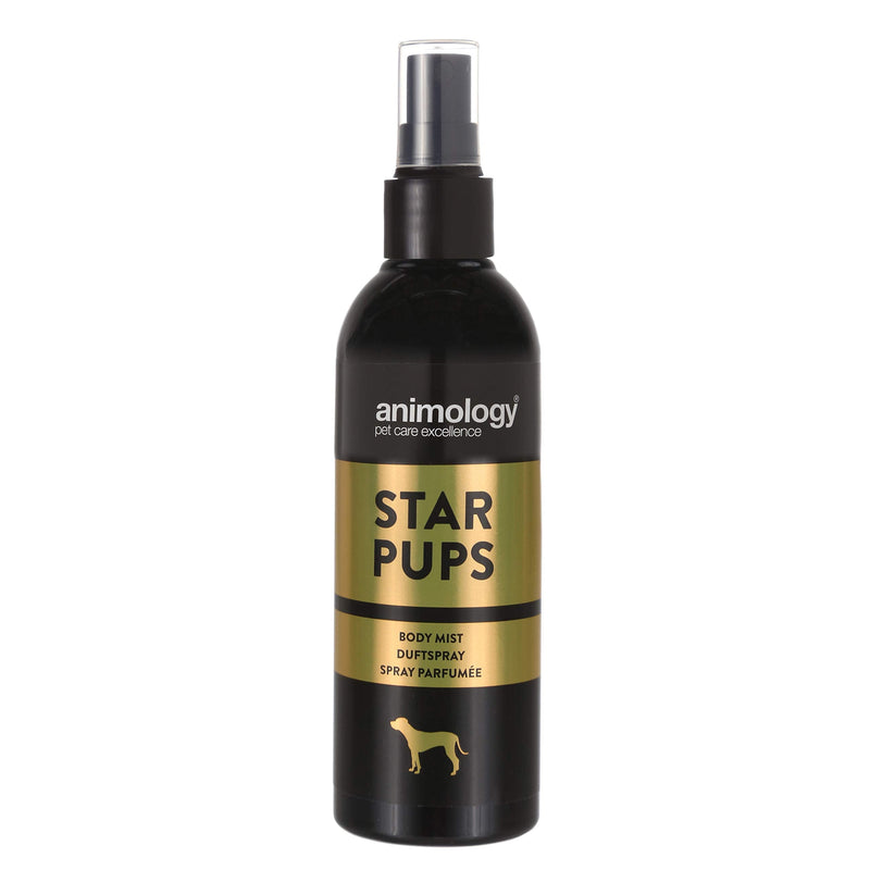 ANIMOLOGY Star Pups Body Mist – For A Pleasant-Smelling Dog Coat – 150 ml Deodorising Spray For Puppies – With Shea and Vanilla Long-Lasting Notes – Leaves the Coat Fresh – Innovative Formula 150 ml (Pack of 1) - PawsPlanet Australia