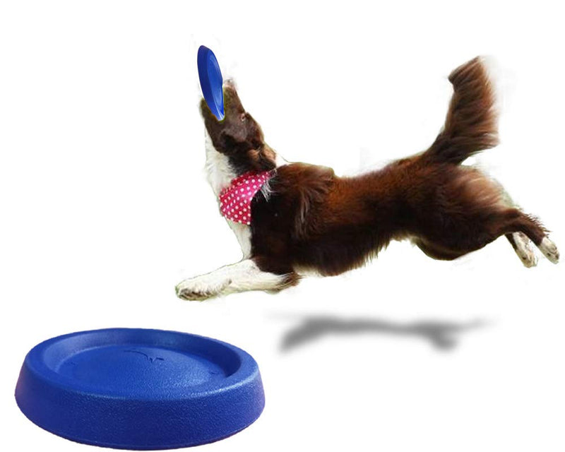 Briller Dog Frisbee Float Dog Flying Disc Dog Toys Pet Training Outdoor Toys Dog Throw and Fetch Toy Blue - PawsPlanet Australia