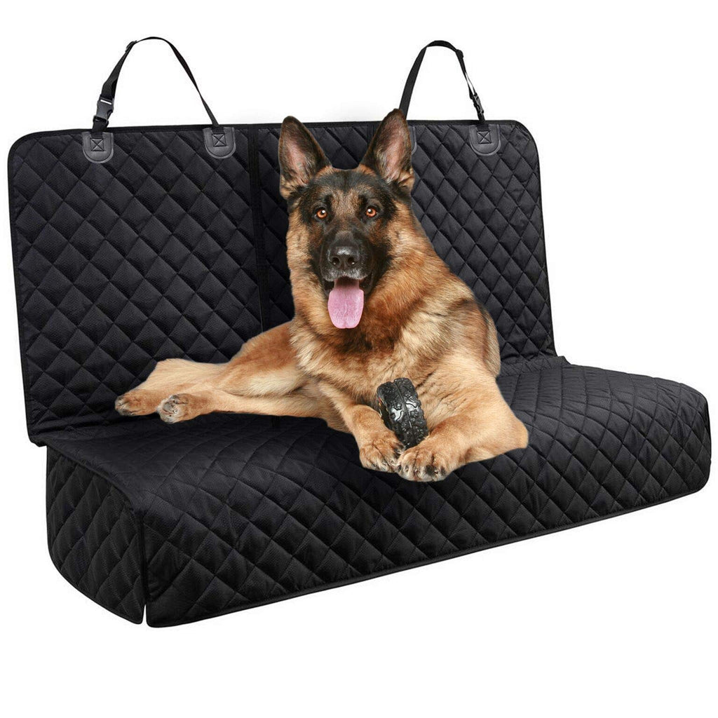 DakPets Dog Car Seat Covers - Pet Car Seat Cover Protector – Waterproof, Scratch Proof, Heavy Duty and Nonslip Pet Bench Seat Cover - Middle Seat Belt Capable for Cars, Trucks and SUVs Large - PawsPlanet Australia