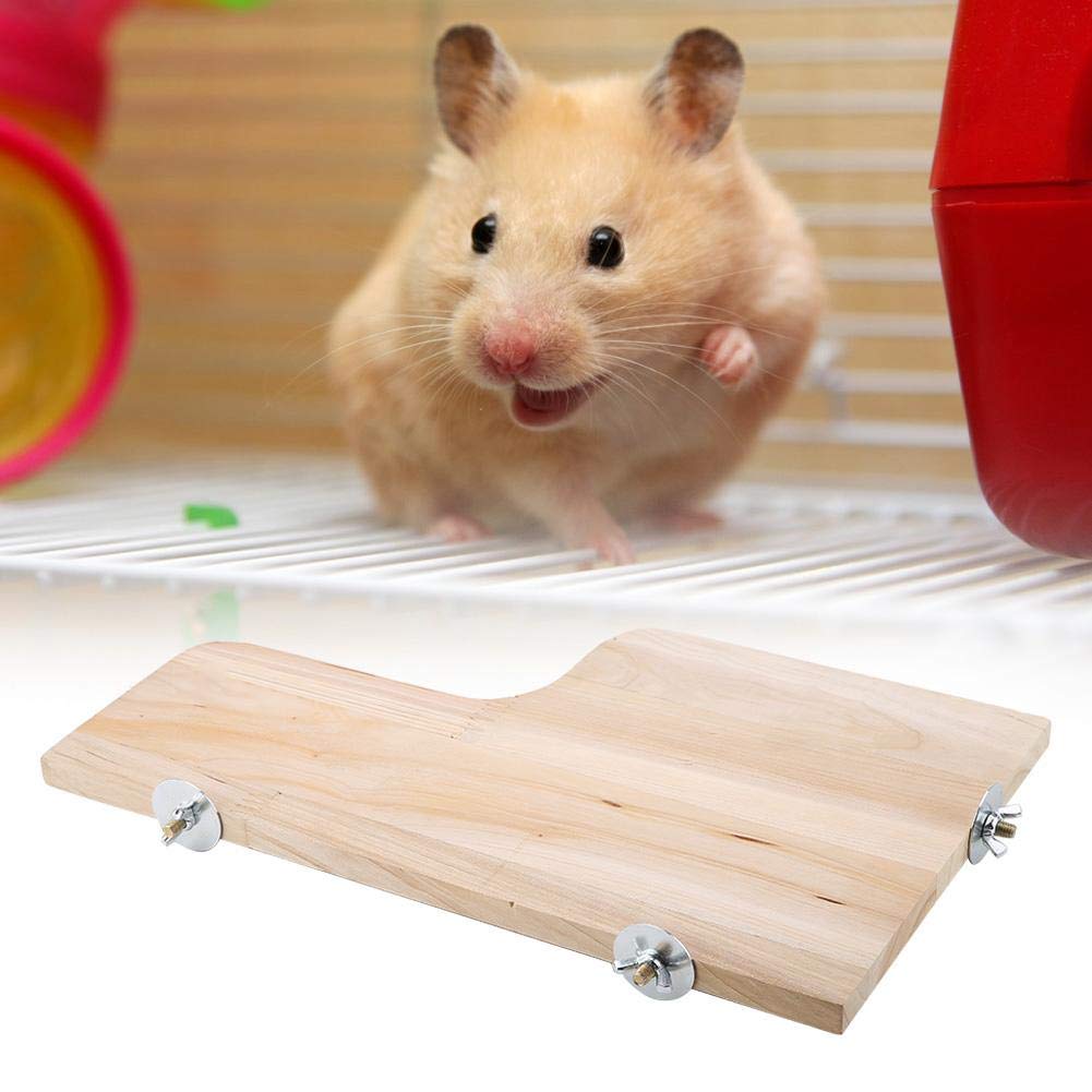 Bird Platforms Pet Furniture L-shaped Small Pet Natural Wood Stand Platform Toy Wooden Jumping Climbing Springboard Toy Parrot Hamster Small Animal Pet Budgie Toy - PawsPlanet Australia