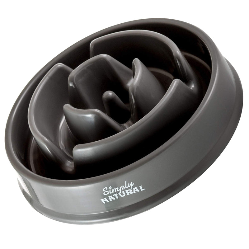 Slow Eating Dog Bowl by Simply Natural  BPA-Free Slow Feeders for Dogs and Cats to Reduce Choking and Overeating in an Improved Slow Feeder Dog Bowl - PawsPlanet Australia