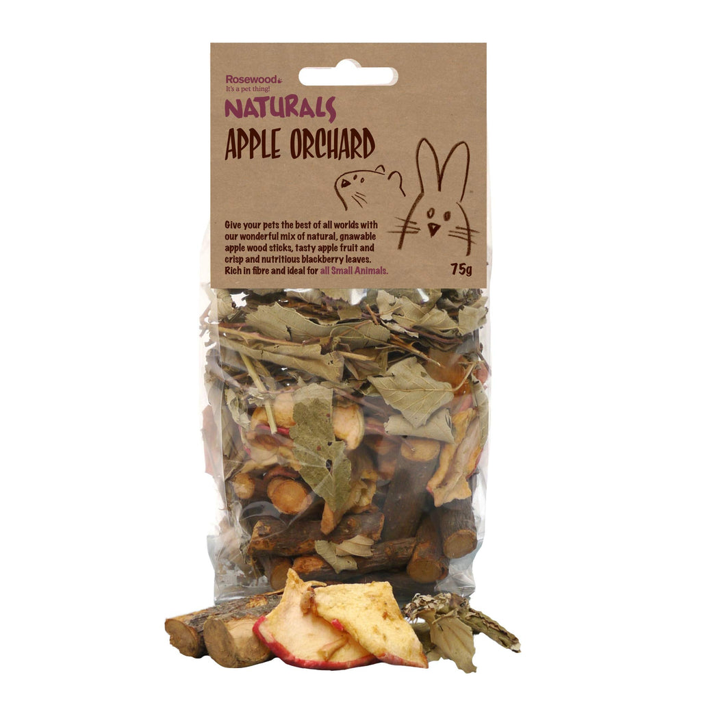 Rosewood Naturals Small Animal Treats Apple Orchard, 75 g - PawsPlanet Australia