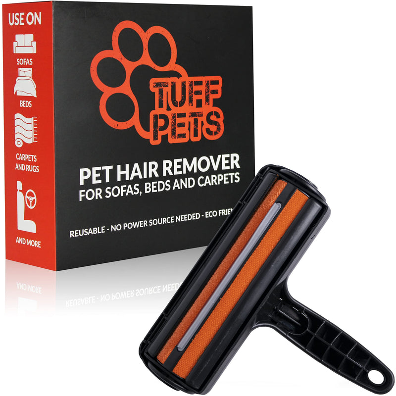 Tuff Pets Pet Hair Remover Roller | Remove Dog and Cat Fur from Furniture and Car | Easy to Clean Roller Brush Tool for Effective Animal Fur Removal | Reusable Lint Roller Alternative - PawsPlanet Australia