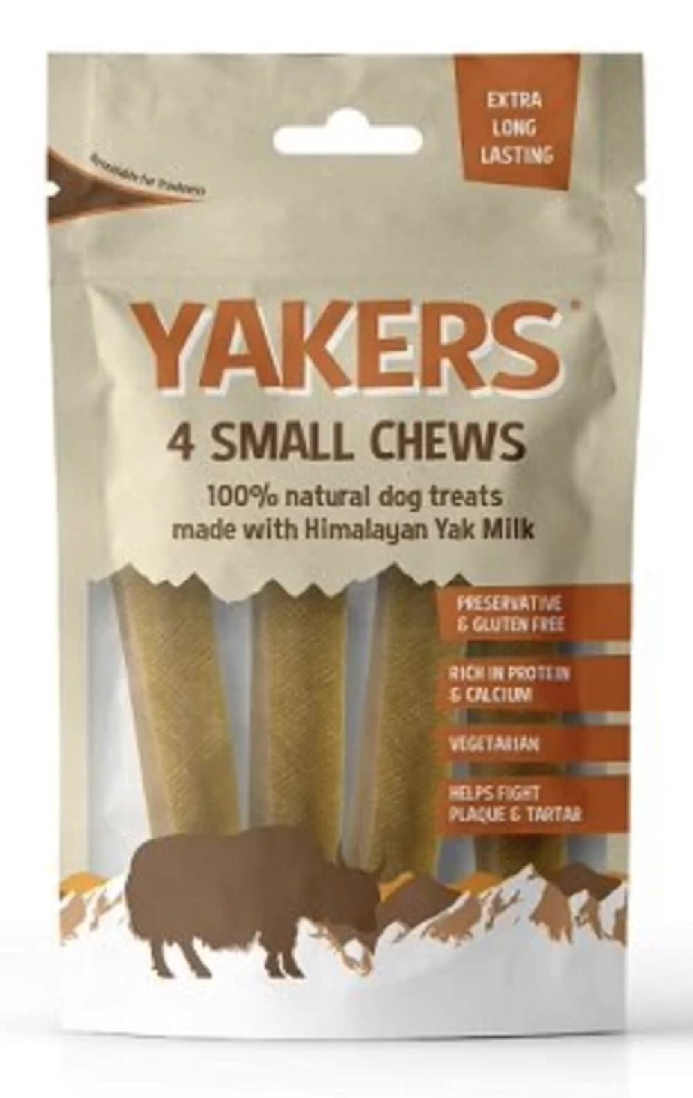 Yakers Dog Chew Small 4 pack - PawsPlanet Australia