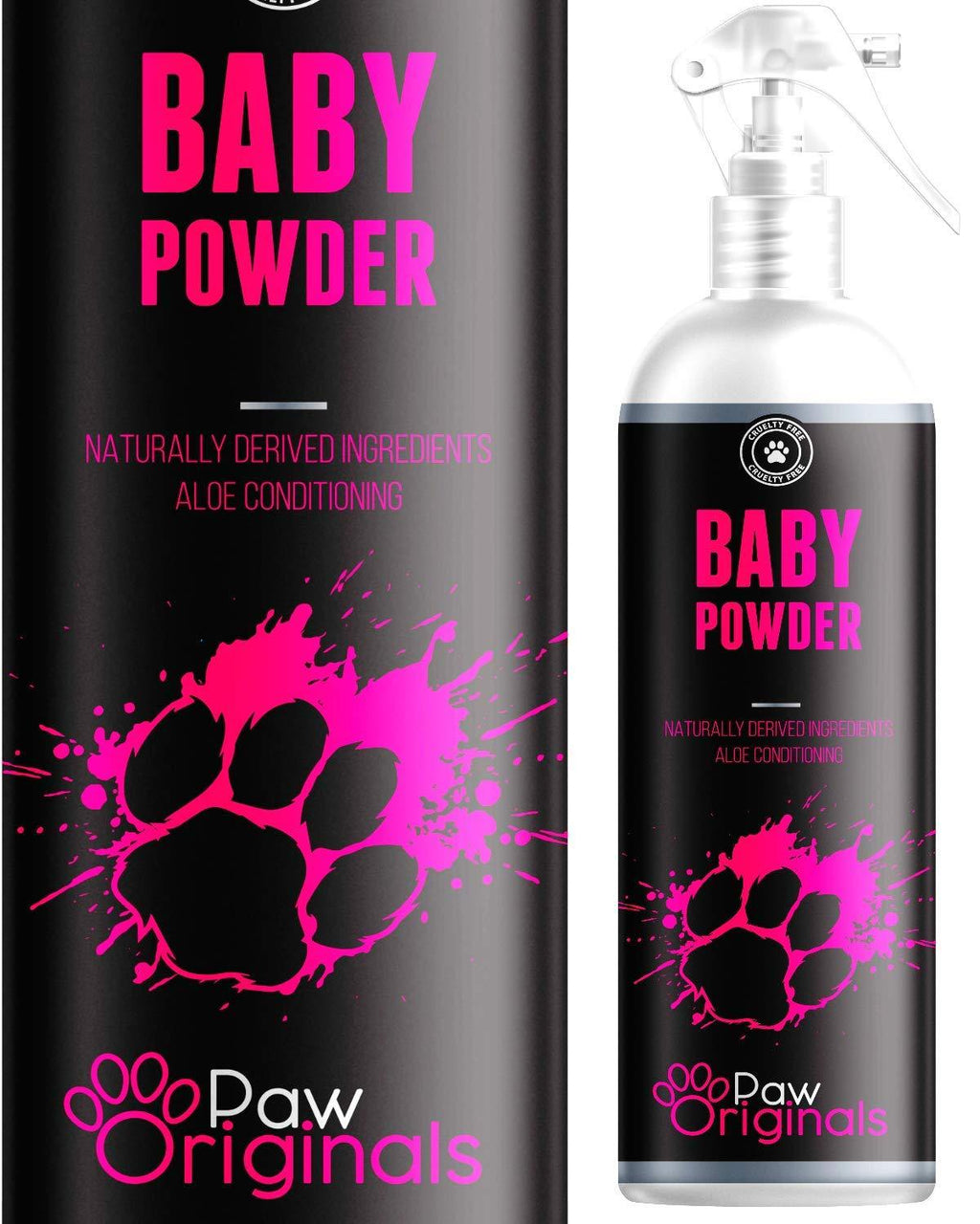 Baby Powder Cologne Perfume For Dogs - Long Lasting Deodoriser For Dogs & Aloe Vera Coat Conditioner- Naturally Derived - Lasts Up to 3 Days - 250ML - Perfume & Conditioner For Dogs, Cats & Pets - PawsPlanet Australia