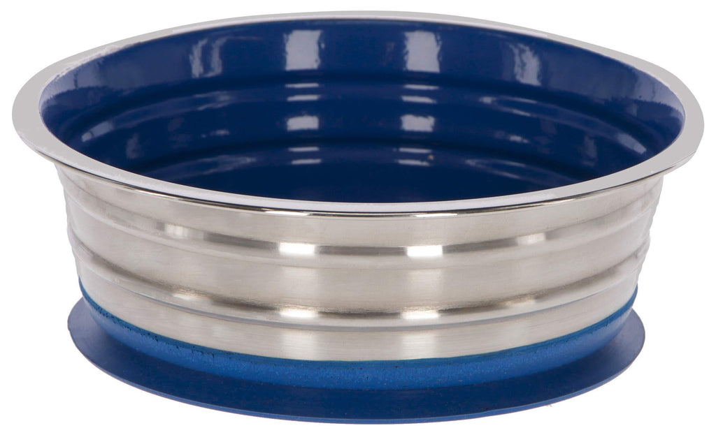 Maxi-Pet 80525 Stainless Steel Dog Bowl with Suction Cup Function, 950 ml - PawsPlanet Australia
