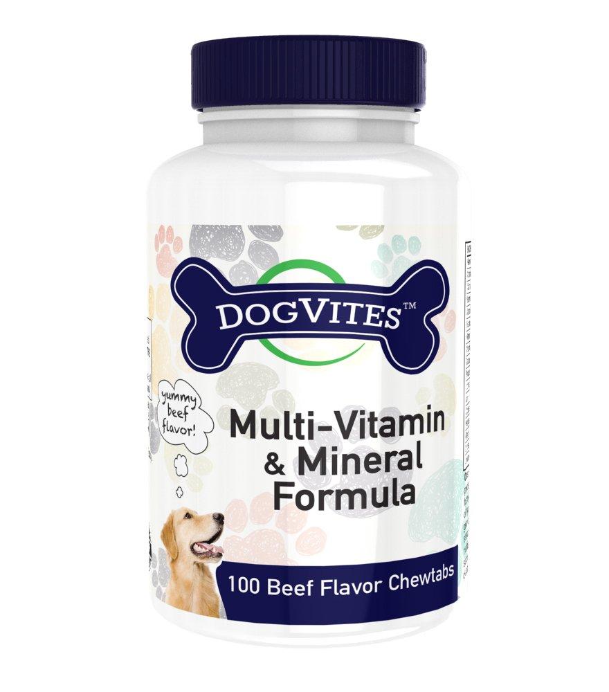 HEALTH THRU NUTRITION DogVites: Multi-Vitamin & Mineral Formula 100 Chewtabs - PawsPlanet Australia