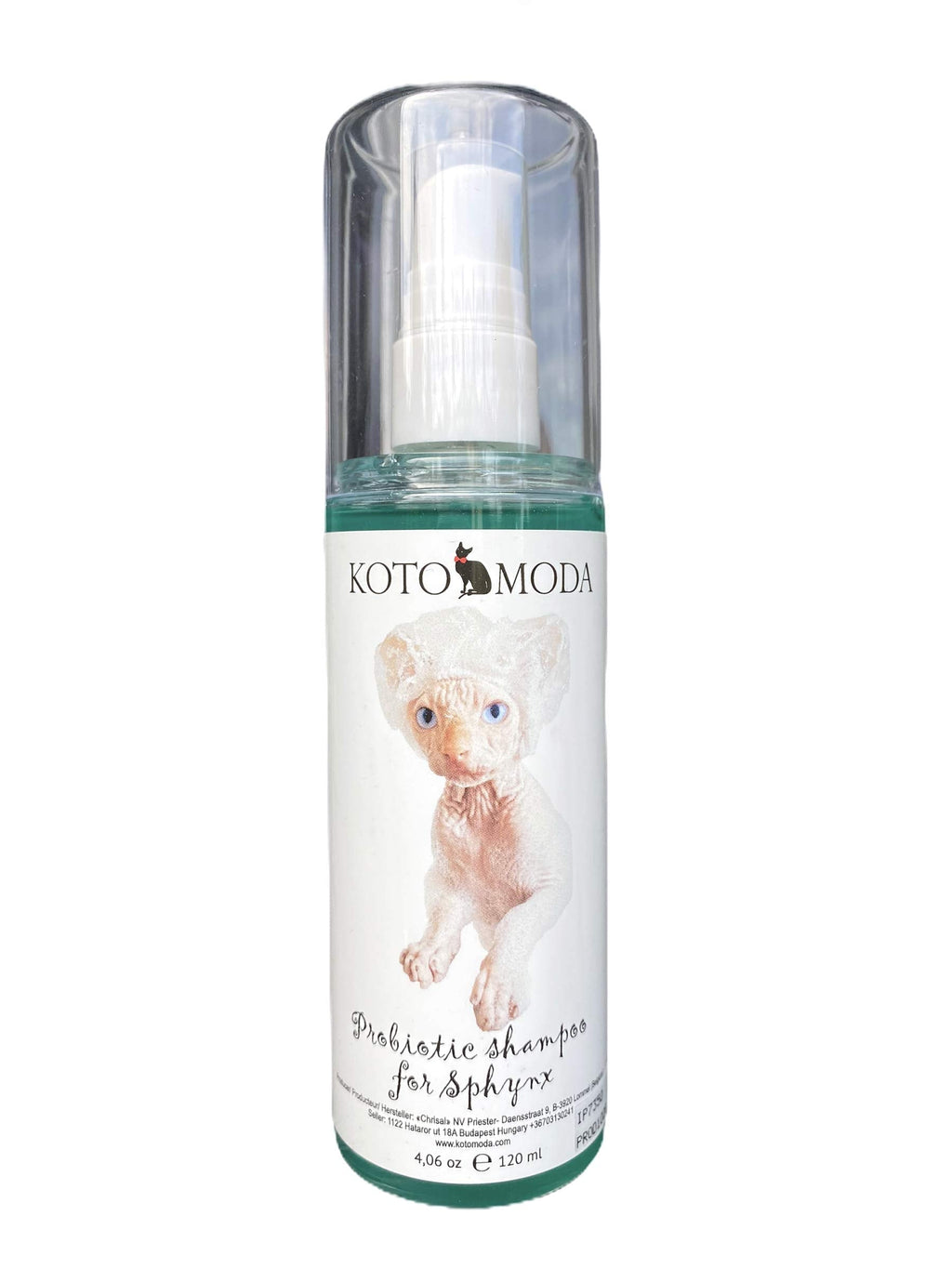 Kotomoda Probiotic shampoo for Sphynx Cats 120 ml - PawsPlanet Australia