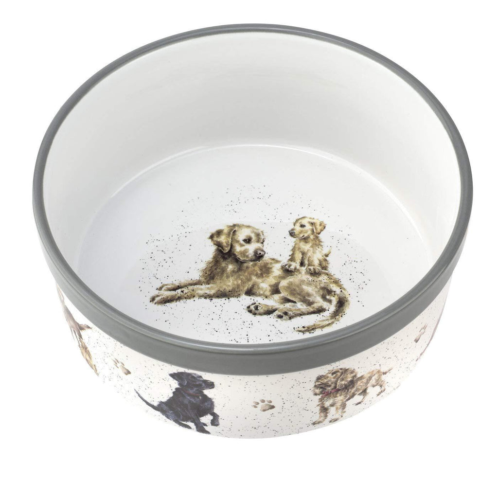 Portmeirion Home & Gifts WN4097-XL Dog Bowl, Ceramic, Multi Coloured - PawsPlanet Australia