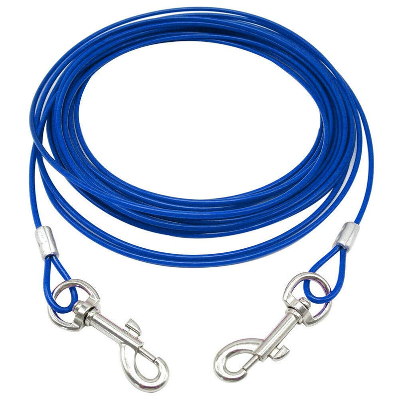 Bunty Tie Out Cable - Blue - Small Small - 6ft - PawsPlanet Australia