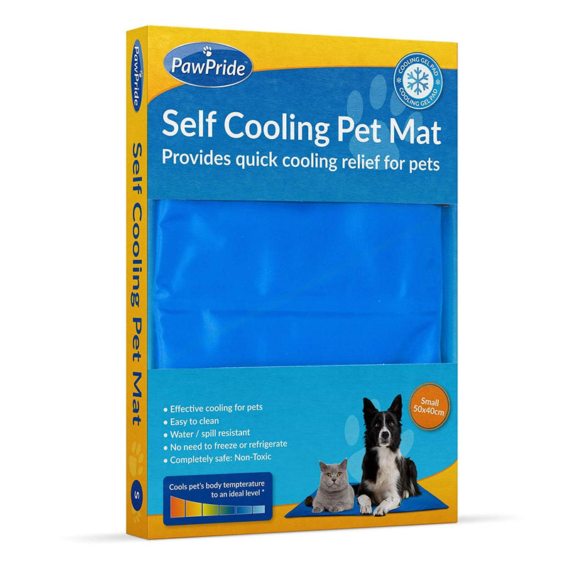 PawPride The Self-Cooling Pet Mat Pad - Pressure-Activated Cool Gel Technology - Help Your Dog Stay Cool On Summer Days and Prevent Overheating and Dehydration  Perfect for Home and Travel - Small Small 50x40cm - PawsPlanet Australia