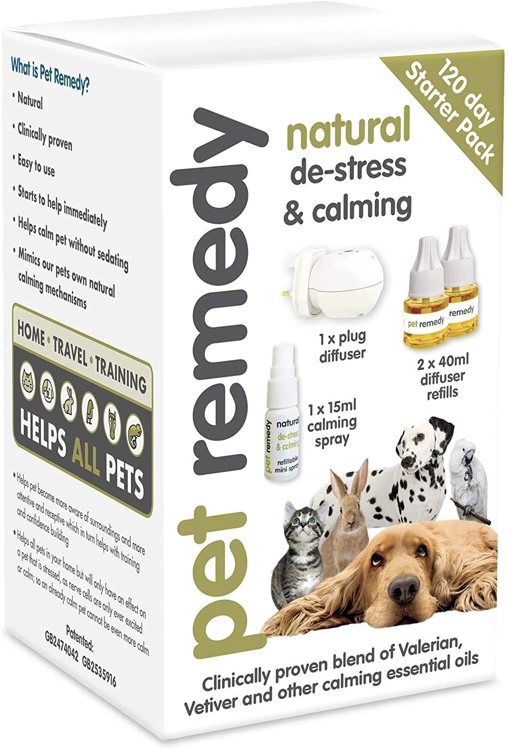 Pet Remedy Natural De Stress & Calming 120 Day Starter Kit - PawsPlanet Australia