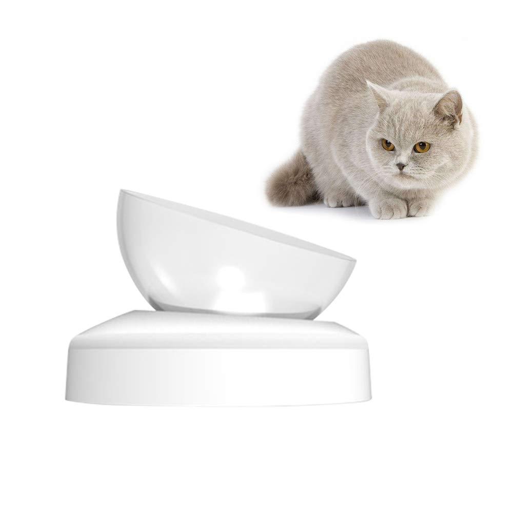 POPETPOP Raised Cat Dog Food Water Bowls 20° Adjustable Creative Pet Cat Feeding Dish Pet Feeder Bowls Pet Supplies - PawsPlanet Australia