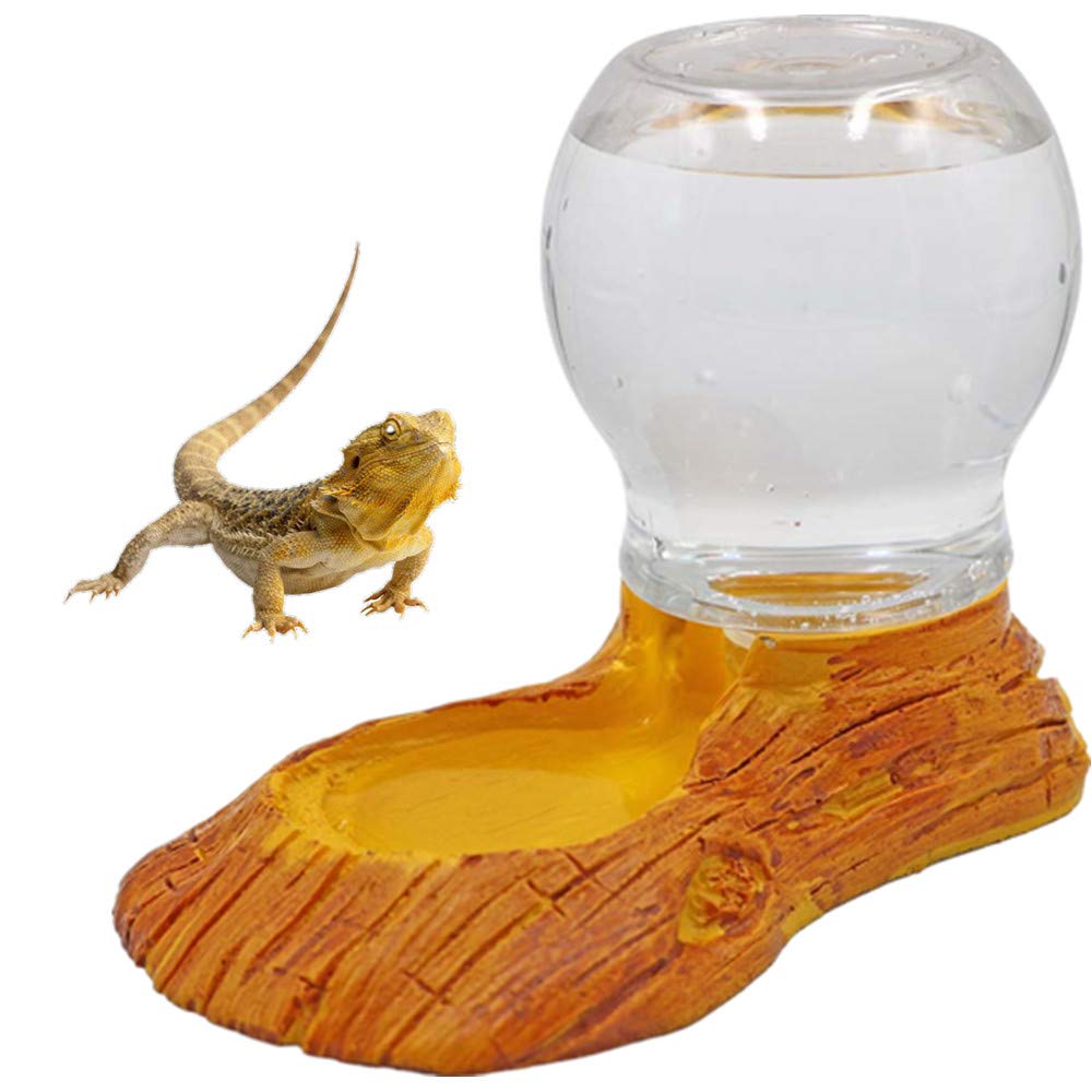 M.Z.A Reptile Water Bottle Hamster Water Dispenser Water Bowl, Automatic Turtle Feeding Food Dish for Reptile Amphibians Tortoise Lizard - PawsPlanet Australia