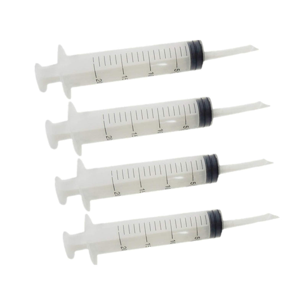 Symphonyw Pet Syringe,4pack 20ml Pet Hand Rearing Feeding Syringes Hydroponics Nutrient Injector Syringe Tube Pet Feeder - PawsPlanet Australia