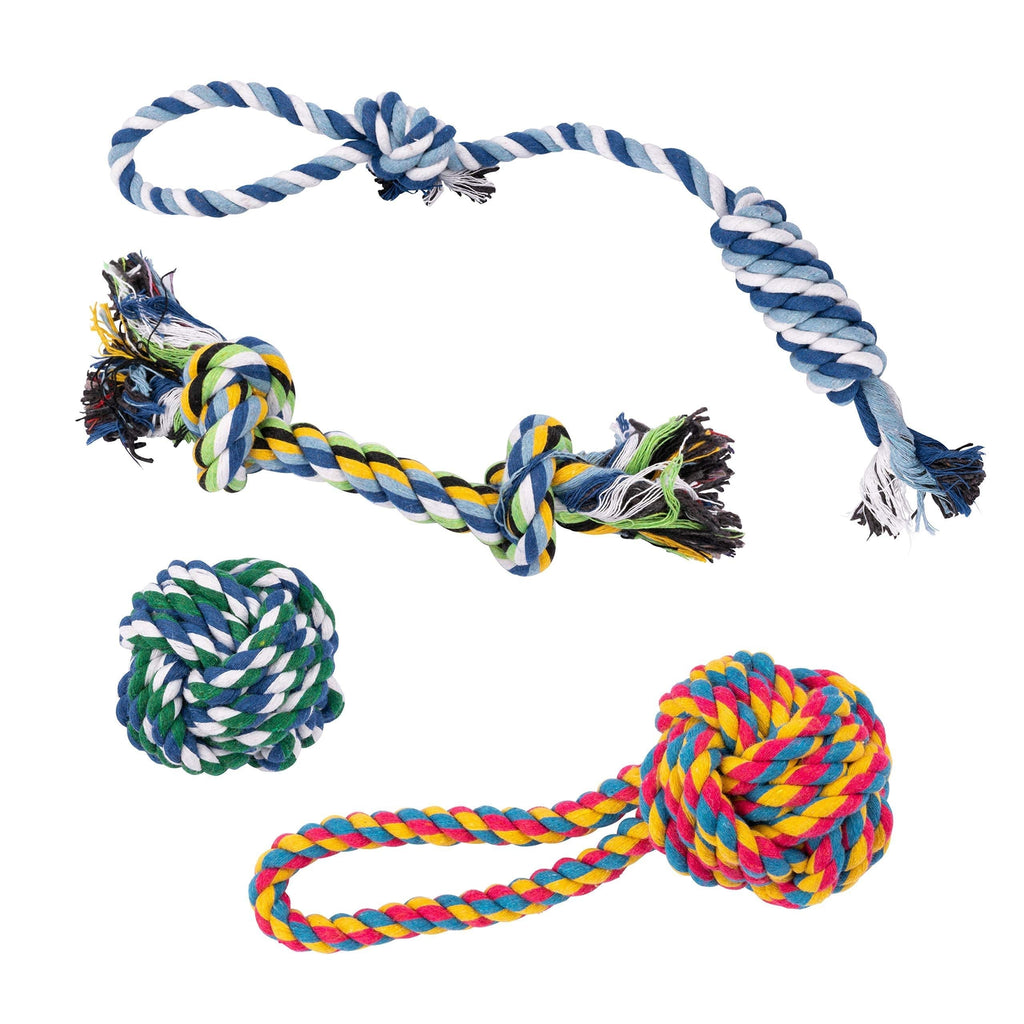 Vacker Design Dog Toys, Puppy Chew Toys - Teething Training and boredom, Rope Toys for Puppies. Small/Medium Dogs - PawsPlanet Australia