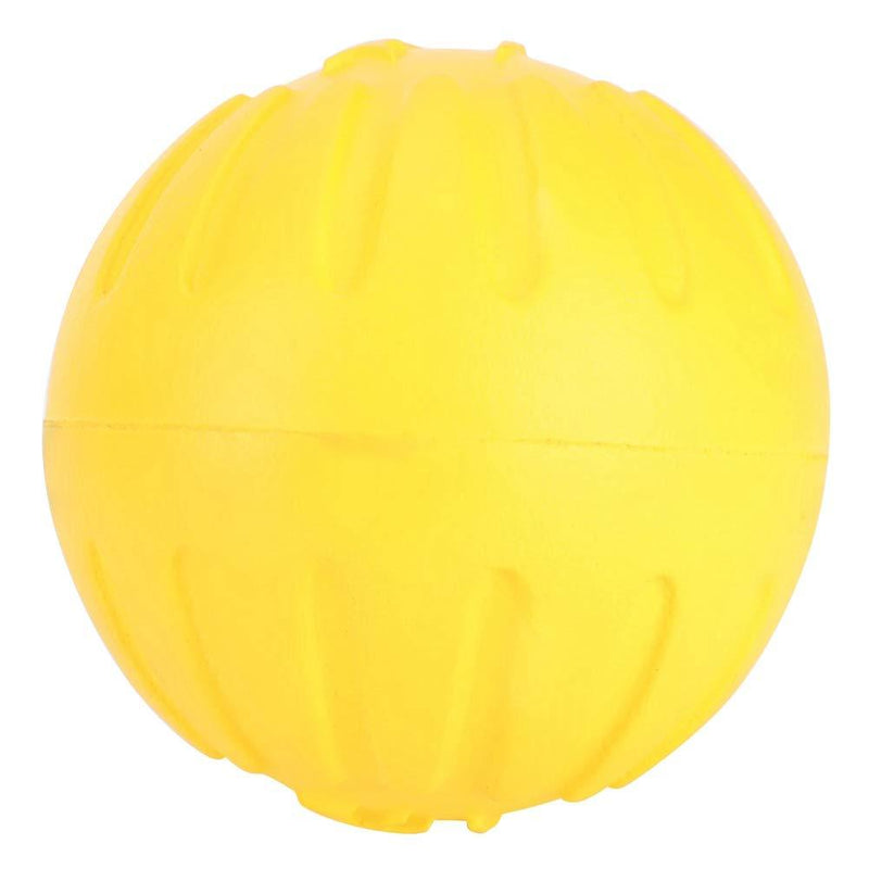 Dog Toys Balls Solid Portable Durable EVA Yellow Solid Bite Resistant Floating Pet Dog Training Ball Chew Toys Rubber Indestructible Durable Tough - PawsPlanet Australia