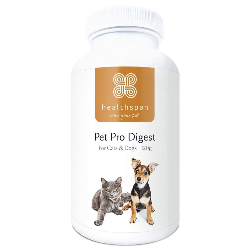 healthspan Pet Pro Digest 120g | For Cats & Dogs | Pet Supplies | Digestive & Dental Health | Friendly Bacteria - PawsPlanet Australia