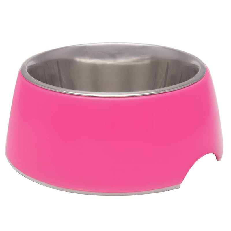 LOVING PETS Retro Bowl for Dogs, Hot Pink, Large - PawsPlanet Australia