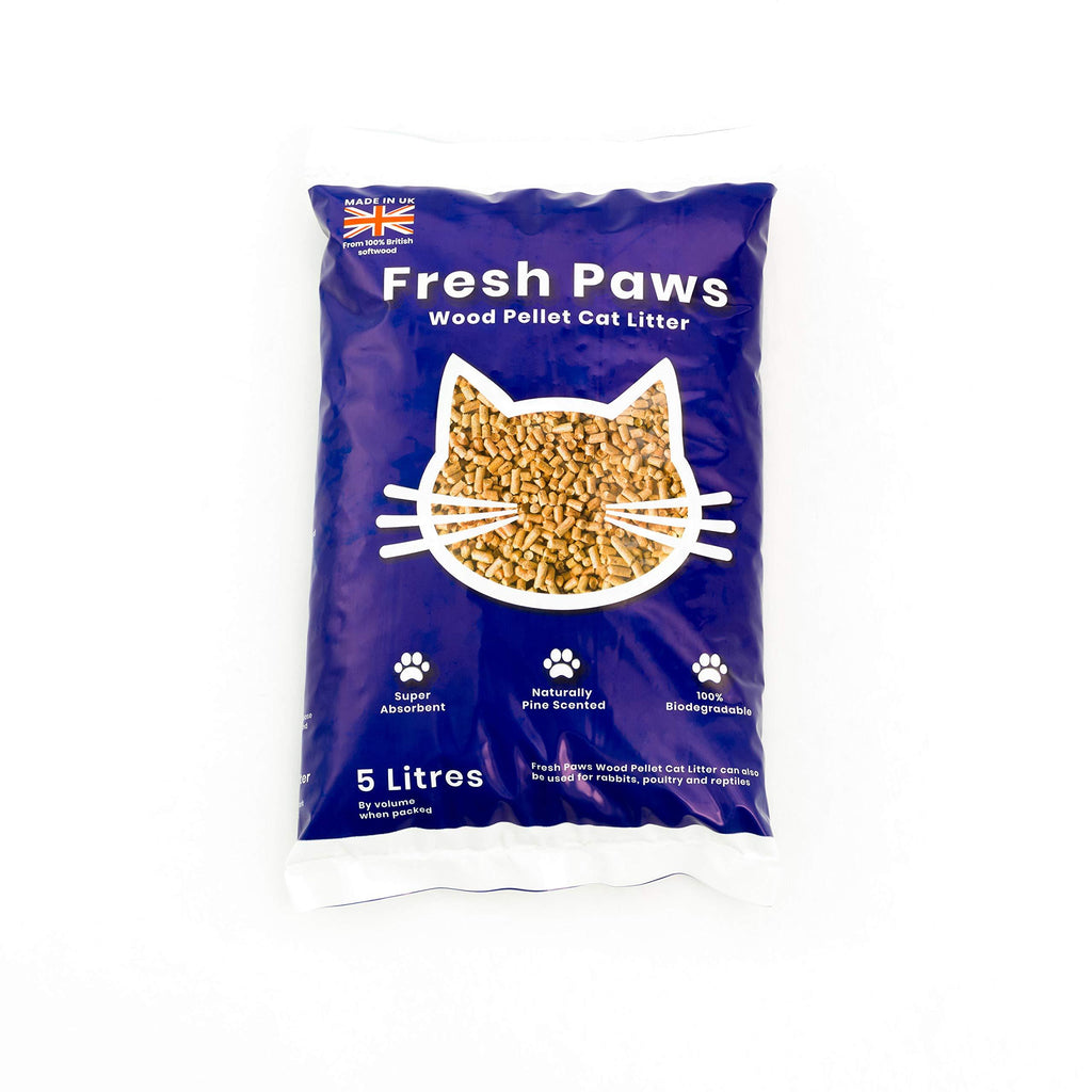 Fresh Paws Premium Wood Pellet Cat Litter, 5 L - PawsPlanet Australia