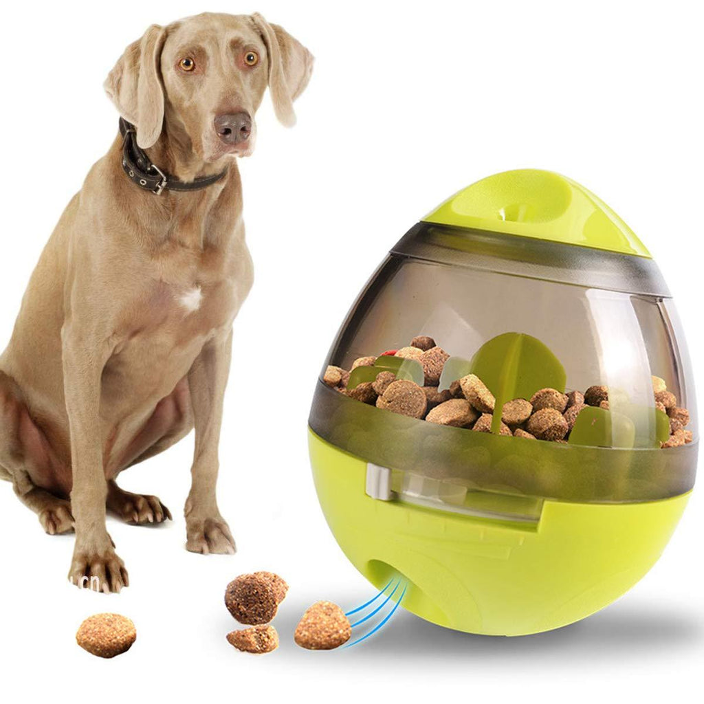 POPETPOP Dog Slow Feeder Nontoxic Interactive Fun Bite-resistant Food Dispensing Toy Pet Food Ball Treat Ball Dispenser Treat-dispensing Ball IQ Treat Ball Treat Dispensing Toy for Pets - PawsPlanet Australia