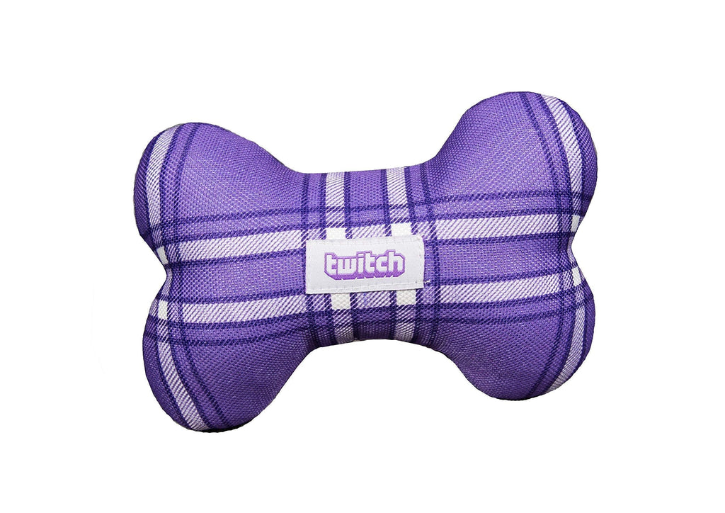 Twitch Dog Bone Chewtoy - Purple - PawsPlanet Australia