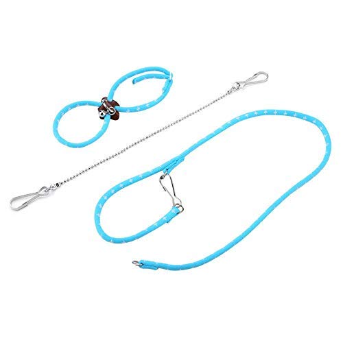 Hamster Harness and Leashes, Adjustable Anti-bite Chest Straps Small Animals Traction Rope for Rat Mouse Outdoor Travel(Blue) Blue - PawsPlanet Australia