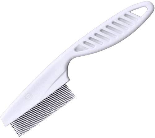 SunGrow Grooming Comb for Dogs and Cats, 7.2 Inches, Lightweight and Easy to Hold, Doesn’t Pull Hair, White Color Brush, 1 pc - PawsPlanet Australia