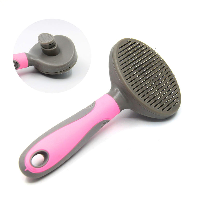 YAVO-EU Pet Hair Comb Dog Grooming Remover Pet Undercoat Rake, Professional Comb Tool Kit Pet Hair Stripping Tool Dogs and Cats (pink) pink - PawsPlanet Australia