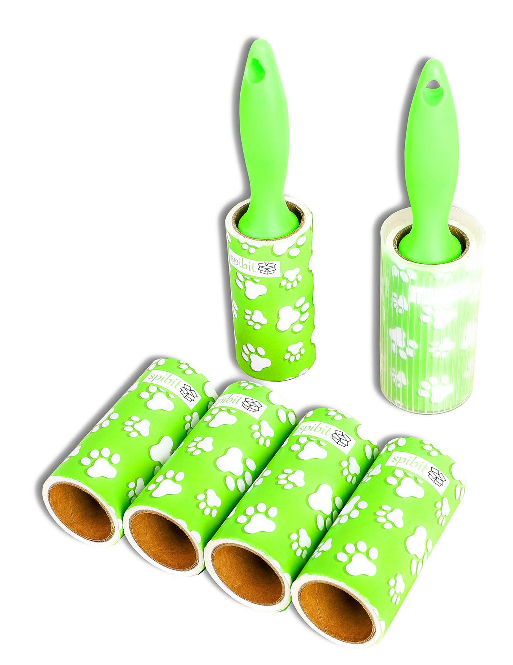 Lint Rollers with 2 Handles and 6 Refills. Suitable for Pet Hair, Dirt, Dust, Seats and Rugs. - PawsPlanet Australia