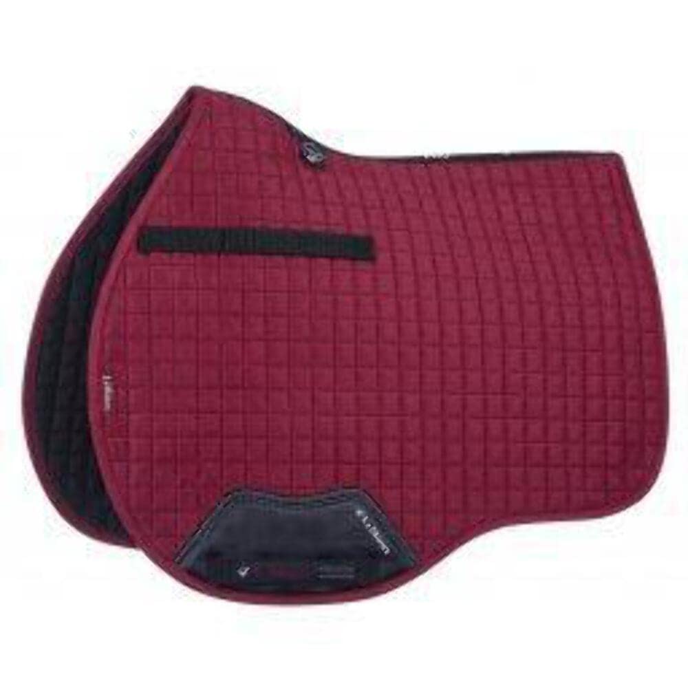 LeMieux Gp Suede Square Chilli Saddle Pad S/M Mulberry - PawsPlanet Australia