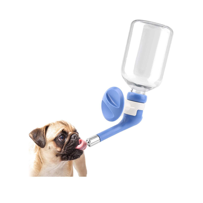 Andiker No-Drip Pet Water Dispenser,Dog Kennel Cage Water Bottle Drinker Kettle for Pets can be Raised and Lowered Drinking Water Feeding Water (Blue) Blue - PawsPlanet Australia