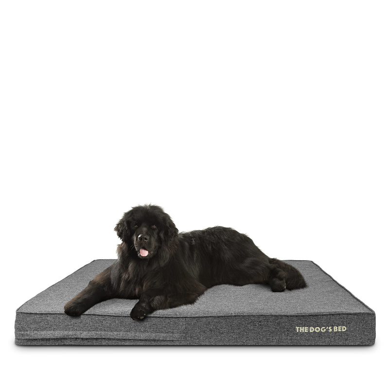 Replacement OUTER Cover (OUTER COVER ONLY - NO BED) for The Dog's Bed, Washable Linen Fabric, XXXL 162 x 111 x 15cm (Grey Linen) - PawsPlanet Australia