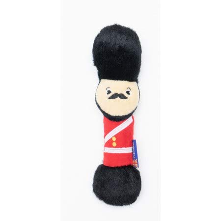 PetLondon British London Royal Guard Plush Dog Toy, Squeaky and 6" Plush London Beefeater Queen Guard Puppy Toy, Cute Fun Royal London Union Jack Dog Interactive Toy - PawsPlanet Australia