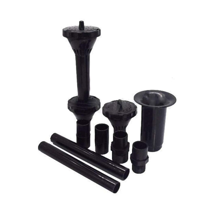 TOPBATHY 9 Pcs Fountain Pump Nozzle Set Water Spray Heads for Submersible Pump Pool Pond Fountain - PawsPlanet Australia