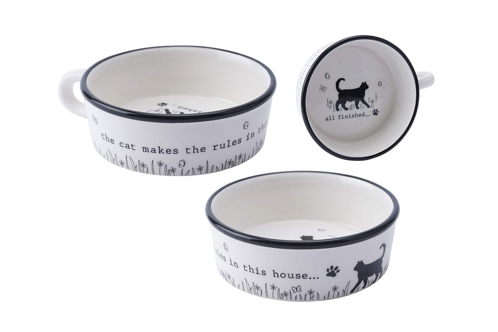 CGB Giftware Woofs & Whiskers Cat Bowl | From Woofs & Whiskers Range | Pet | Cat | GB04385 - PawsPlanet Australia