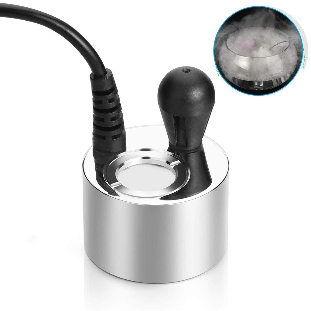 Fitnate Aluminum Mist Maker Fogger water fountain, Lots Foggy Effect, For water feature, Pond, Garden, Halloween, Silver, UK Plug - PawsPlanet Australia