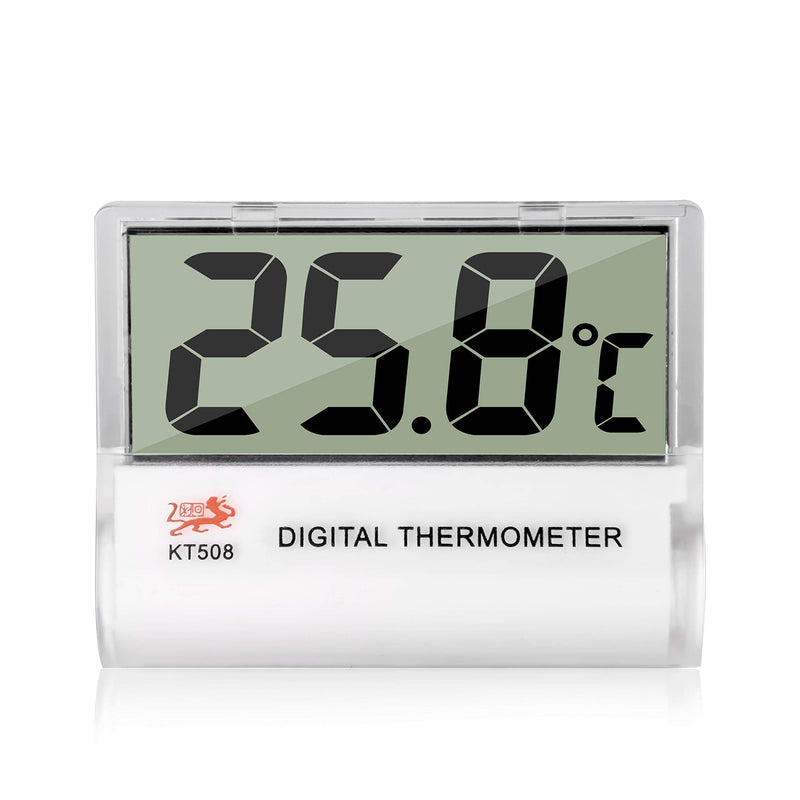 Digital aquarium thermometer room thermometer Mini LCD Digital Aquarium Thermometer for Fish Tank aquarium Vivarium Amphibian Reptile Terrariums Temperature(NOT waterproof, stick on fish tank) - PawsPlanet Australia