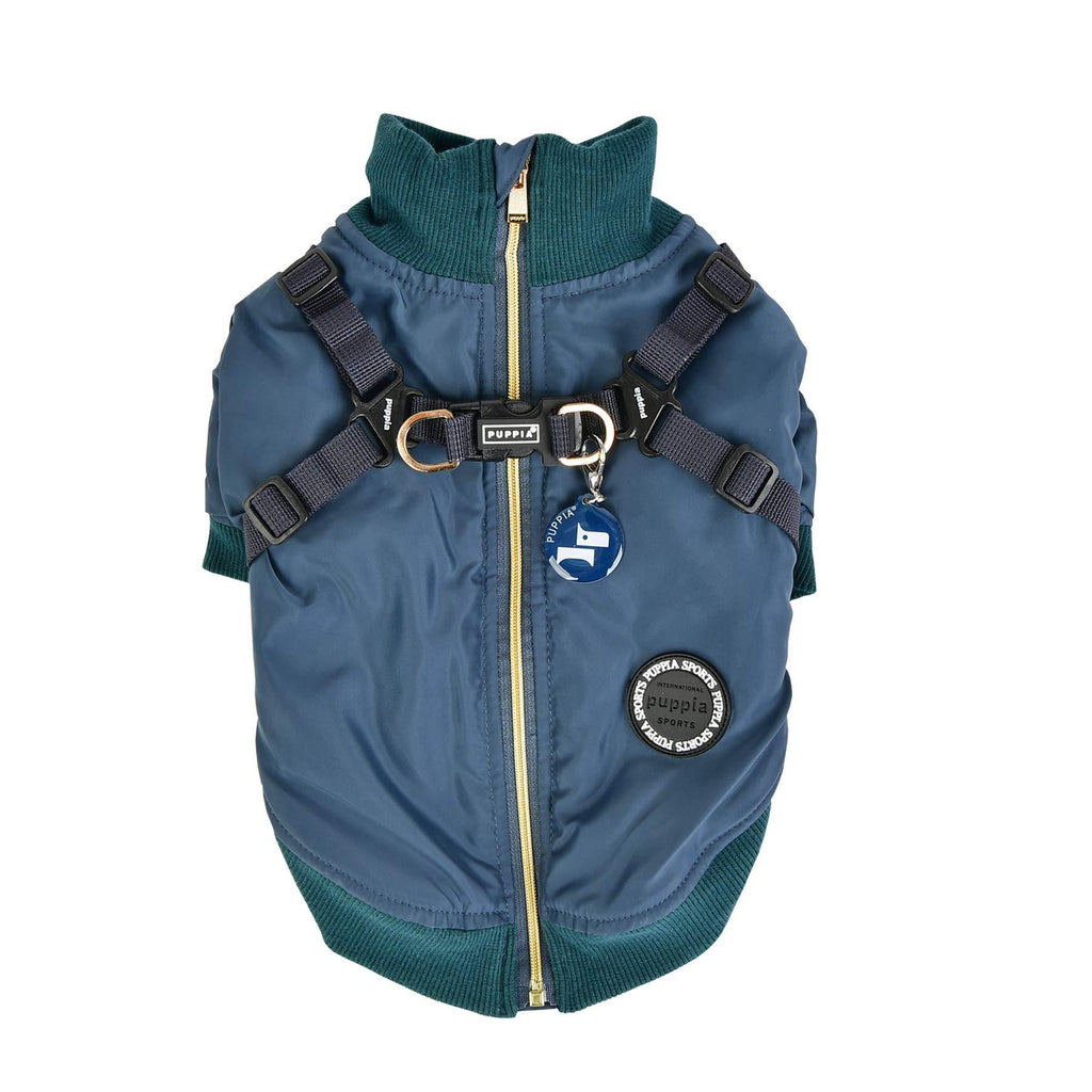 Puppia Dominic Teal S Waterproof Winter Windbreaker Jacket for Dog - 950 g - PawsPlanet Australia