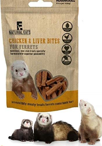 SIPW 100% Healthy Chicken & Liver Natural Eats Delicious Meat Rich Treats for Ferrets (Ferret Treats) 50 g (Pack of 1) - PawsPlanet Australia