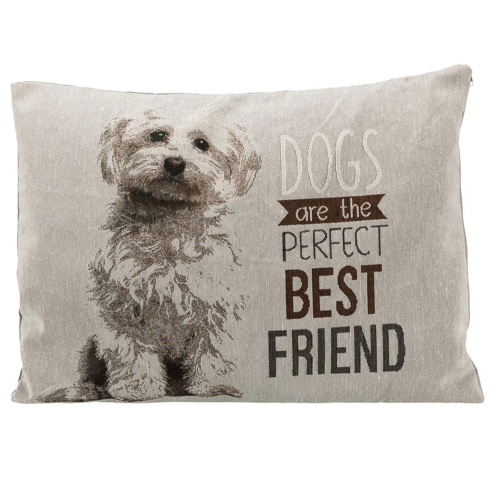 Trixie Chipo Cushion, Maltese, Square, 60 x 48 cm, Grey, 0.4 kg 60 × 48 cm - PawsPlanet Australia