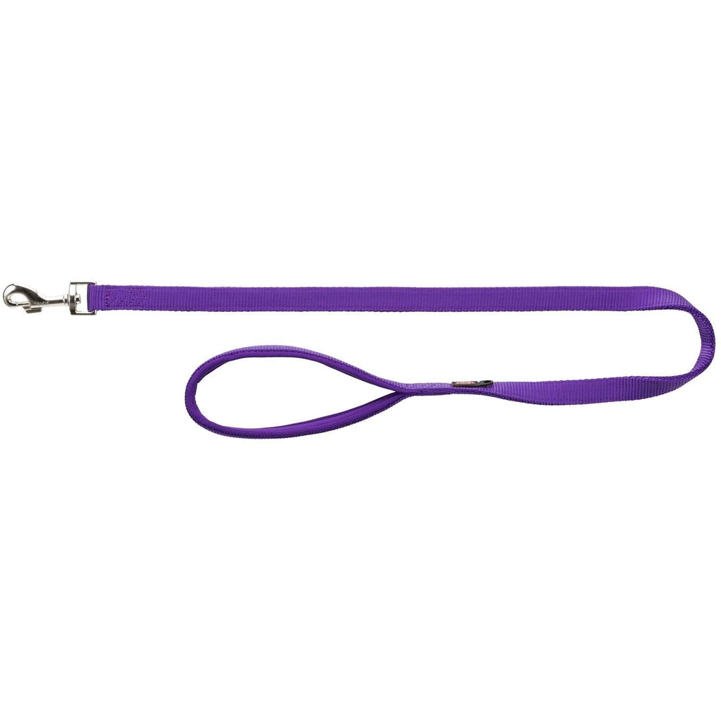 Trixie New Premium Leash, M - L: 1 m/20 mm, Purple, Dog Violet - PawsPlanet Australia