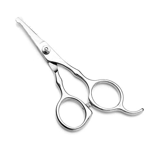 Pet Hair Scissors, Dog Straight Shears 4.5" Stainless Steel Pet Grooming Trimmer with Safety Rounded Tips Animal Hairdressing Cutting Tools Designed for Right and Left handers. - PawsPlanet Australia