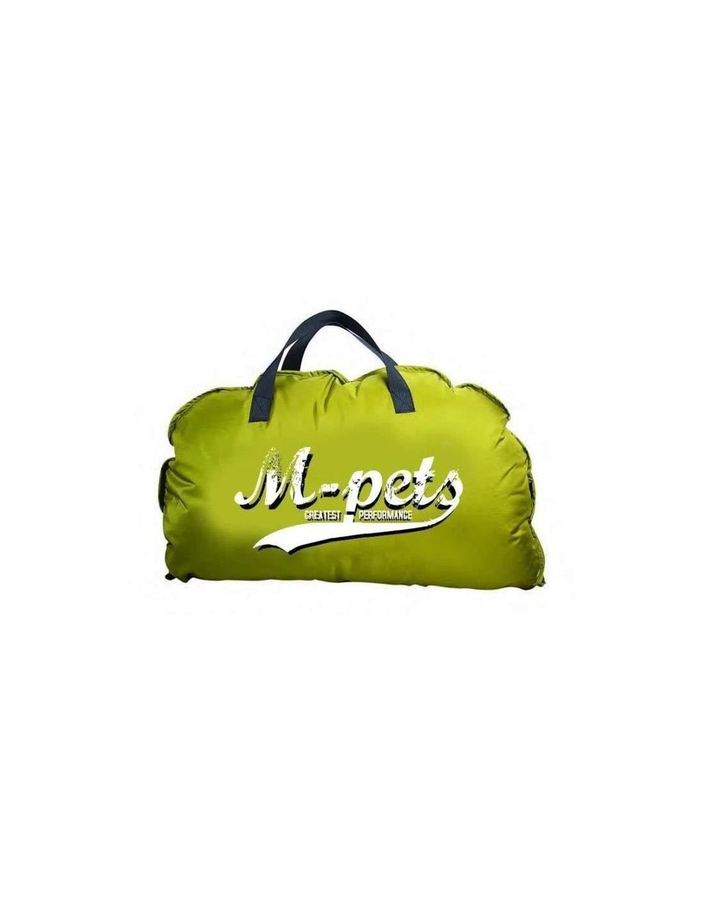 M-PETS Bilbao Soft Transportable Bed with Soft Fur Cover, Yellow with Logo, 80 x 60 cm - PawsPlanet Australia