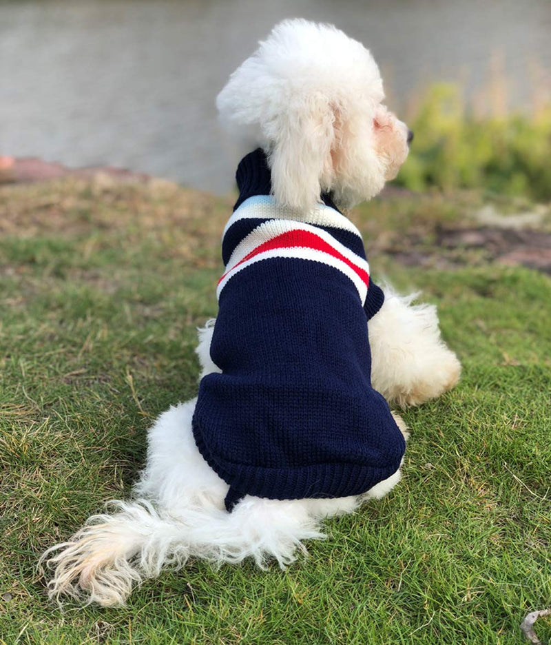 Dusenly Pet Warm Sweater Pet Winter Warm Jacket Christmas Holiday Clothes Suitable For Small and Medium Pets, Hug Fashion is Very Simple (L) L - PawsPlanet Australia