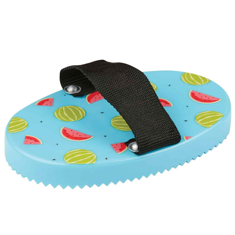 Kincade Watermelon Print Curry Comb - Blue One Size - PawsPlanet Australia