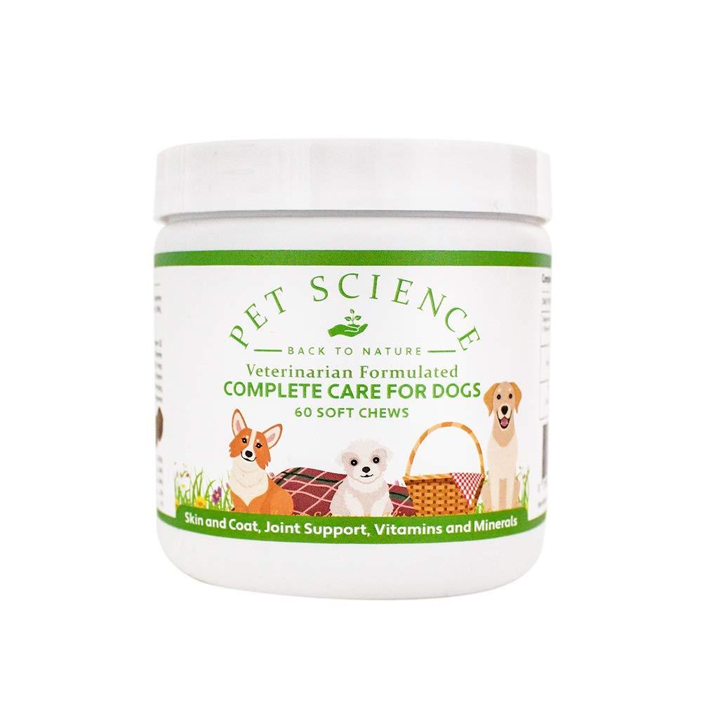 Pet Science Complete Care for Dogs, Multi-Supplements for Overall Health/Wellbeing (60 Soft Chews) - PawsPlanet Australia