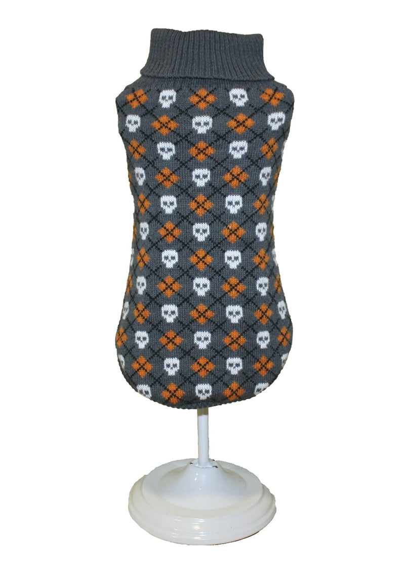 Croci Tricky Skulls Sweater 35 Cm, 0.11Kg - PawsPlanet Australia